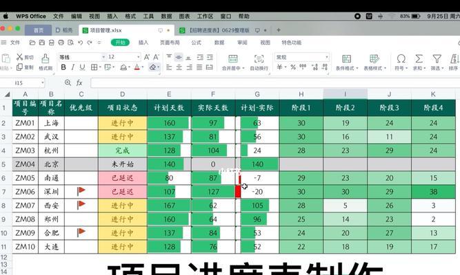 如何制作一份优美的进度表（简单实用的进度管理工具助你高效规划）