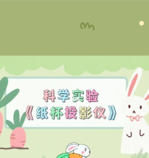 杯子投影仪制作步骤？