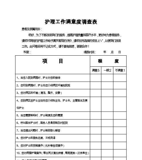 智能手环满意度评价表制作方法？如何进行评价？