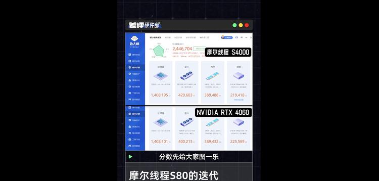 疑似摩尔线程S90曝光，对标RTX4060