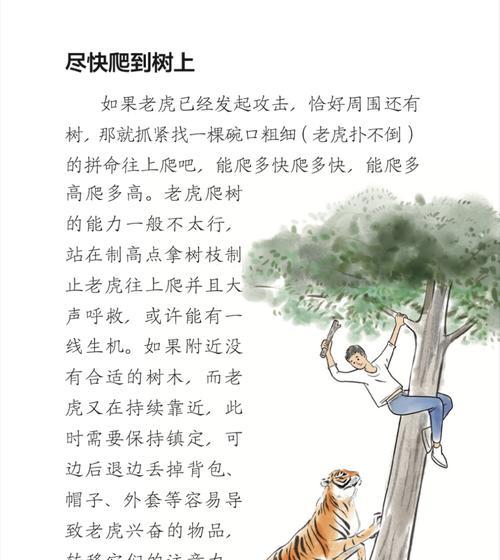 如何应对遇到老虎的危险情况（掌握正确的逃生技巧）